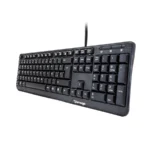 Teclado VORAGO KB-102 / Alámbrico / USB / 104+12 Teclas / Inglés / 1.5 M / Teclas Multimedia / Negro - Image 3