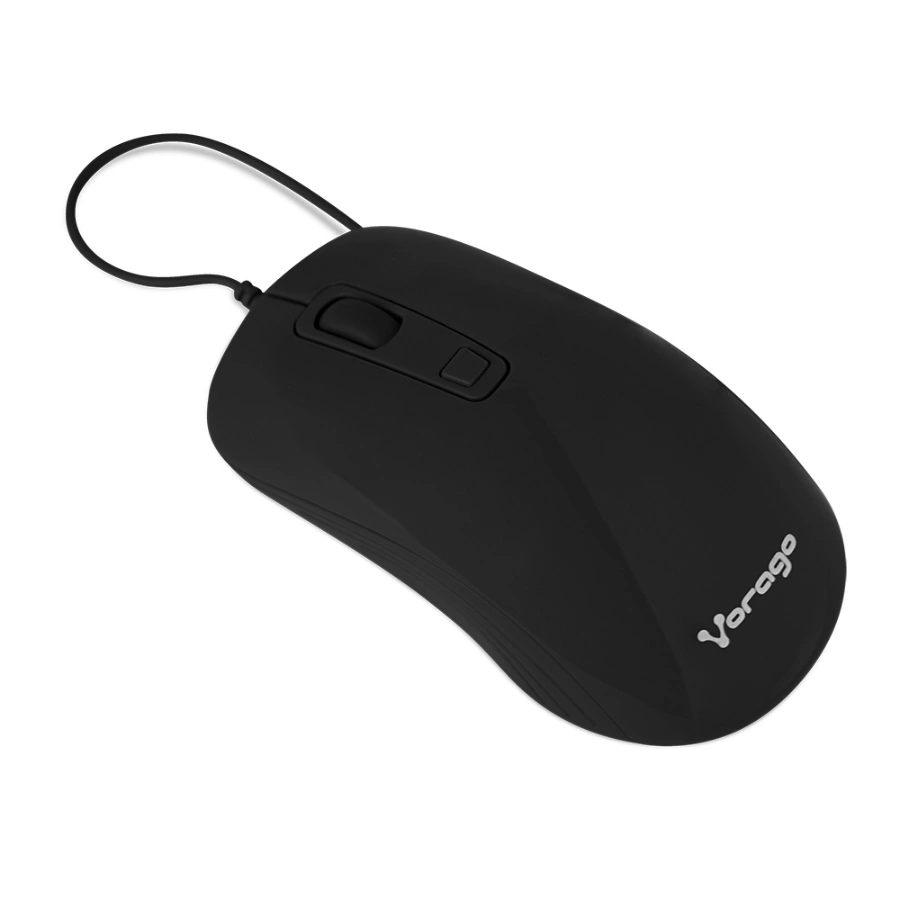 3 Mouse VORAGO MO-102 / Alámbrico / Interfaz USB-A / 1600 DPI / Cable 1.5 M / Ergonómico / 4 Botones / Color Negro - Image 3