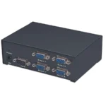 Video Splitter Profesional MANHATTAN 207348 / X1 VGA IN, X4 VGA OUT / Macho A Hembra / Hasta 1080P FHD / Alta Definición / Color Negro - Image 4