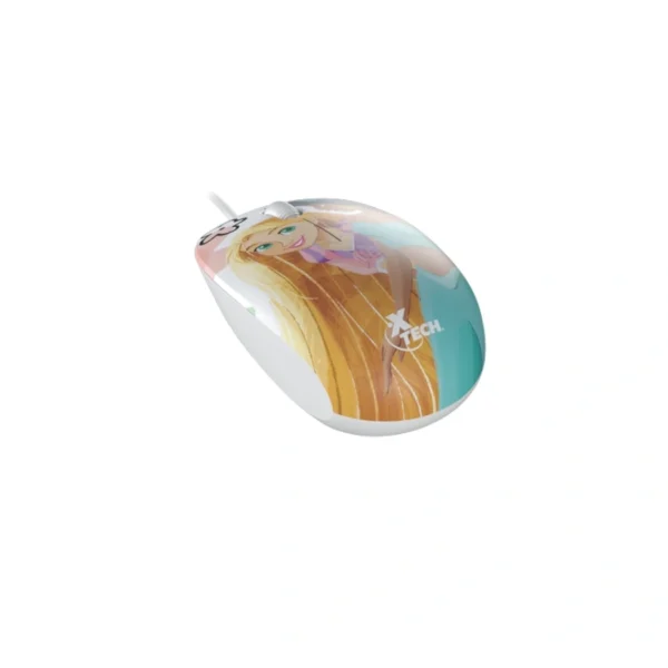 Mouse XTECH XTM-D406PS / Alámbrico / Interfaz USB-A / 1200 DPI / Cable 1.4 M / Ergonómico / 3 Botones / Edición Especial Princesas De Disney - Image 5