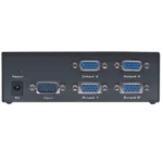Video Splitter Profesional MANHATTAN 207348 / X1 VGA IN, X4 VGA OUT / Macho A Hembra / Hasta 1080P FHD / Alta Definición / Color Negro - Image 6