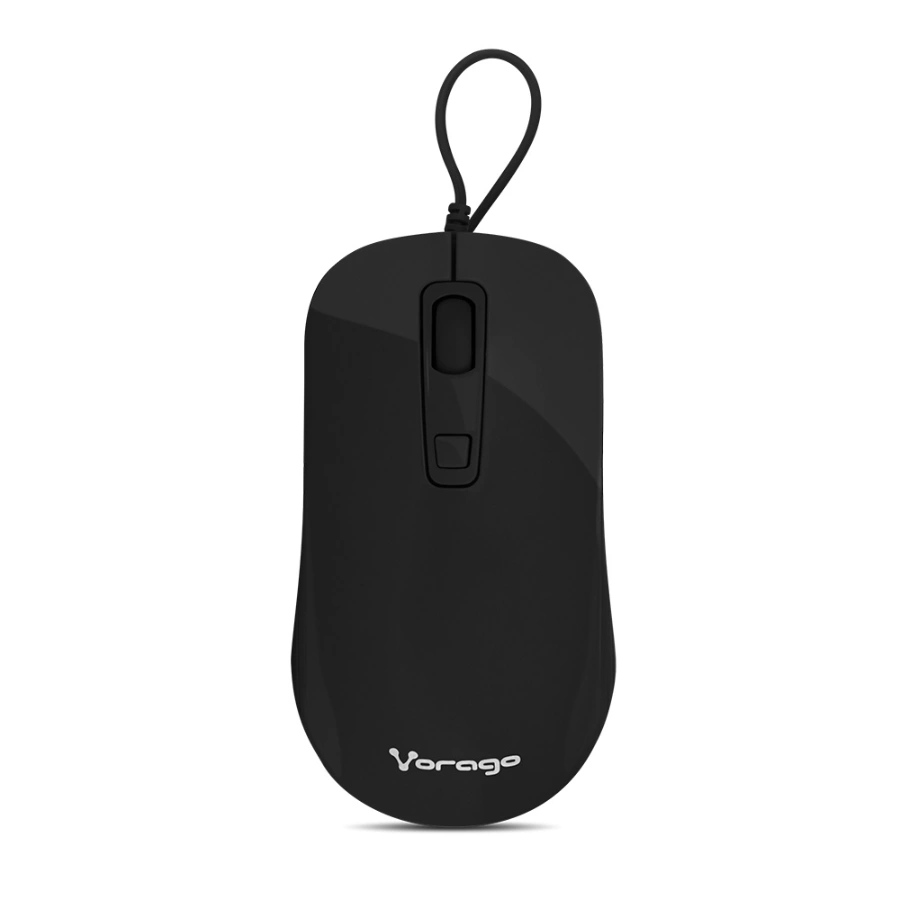 7 Mouse VORAGO MO-102 / Alámbrico / Interfaz USB-A / 1600 DPI / Cable 1.5 M / Ergonómico / 4 Botones / Color Negro - Image 7