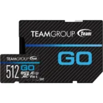Memoria Micro SDXC TEAMGROUP GO / 512GB / Lectura 100MB/s / Escritura 90MB/s / UHS-I / Con Adaptador