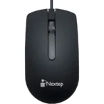 Mouse NEXTEP NE-414 / Alámbrico / Interfaz USB / 1000 DPI / Compatible Con Windows, IOS / 3 Botones / Color Negro