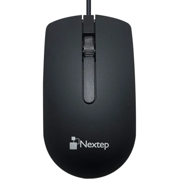 Mouse NEXTEP NE-414 / Alámbrico / Interfaz USB / 1000 DPI / Compatible Con Windows, IOS / 3 Botones / Color Negro - Image 1