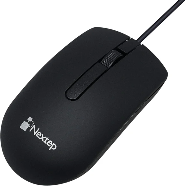 Mouse NEXTEP NE-414 / Alámbrico / Interfaz USB / 1000 DPI / Compatible Con Windows, IOS / 3 Botones / Color Negro - Image 2