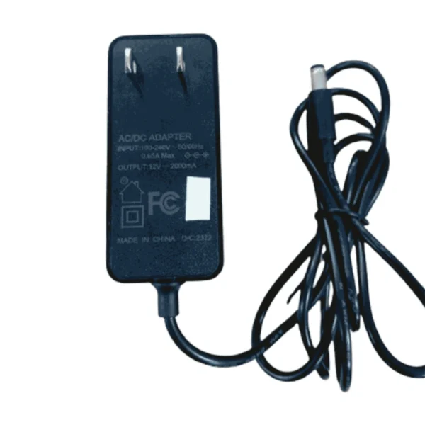 Fuente de Poder Regulada SAXXON / 12V / 2 000 A / Macho / Ideal Para Equipos CCTV / Cable 1.20 M / Negro - Image 2