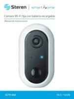 Cámara De Vigilancia STEREN CCTV-240 / 2Mp / 1080P FHD / Wi-Fi / Visión Nocturna / Micrófono / Bocina / Para Interior / Fija / MicroSD Hasta 128 GB / Color Blanco - Image 2