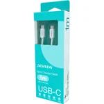 Cable ADATA Tipo C / USB Tipo C A USB Tipo C / 1M / 100 W / Color Blanco