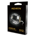 Unidad SSD M.2 NVME ADATA Legend 820 / 512GB / PCI Express 4.0 / Lectura 5000 MB/s, Escritura 4500MB/s / Negro - Image 6