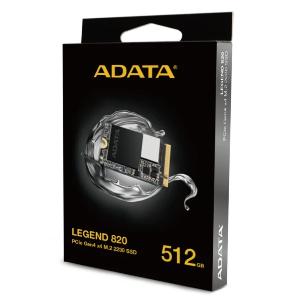 Unidad SSD M.2 NVME ADATA Legend 820 / 512GB / PCI Express 4.0 / Lectura 5000 MB/s, Escritura 4500MB/s / Negro - Image 6