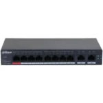 Switch DAHUA DH-CS4010-8ET-110 / Para Escritorio / 8 Puertos PoE 10/100/ Mbps, 2 Puertos Uplink 10/100/1000/ Mbps / Switching 5.6 Gbps / Color Negro - Image 3