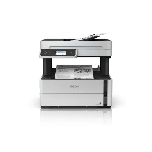 Impresora Multifuncional Empresarial Epson EcoTank M3170 / Láser Blanco Y Negro / 39 PPM Carta / 1200 X 2400Dpi / Pantalla LCD 2.4" / Conexión USB, Ethernet, WIFI / Múltiples Tamaños De Papel Soportados - Image 1