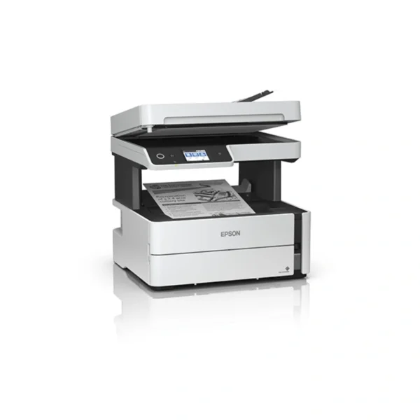 Impresora Multifuncional Empresarial Epson EcoTank M3170 / Láser Blanco Y Negro / 39 PPM Carta / 1200 X 2400Dpi / Pantalla LCD 2.4" / Conexión USB, Ethernet, WIFI / Múltiples Tamaños De Papel Soportados - Image 2