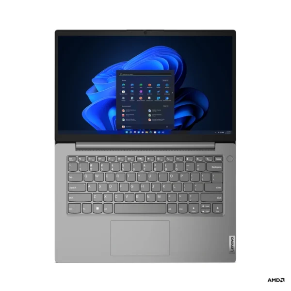 Laptop Lenovo V14 G4 AMN / 14″ FHD / AMD Ryzen 5 7520U 2.80GHz / Memoria RAM 16GB DDR5 5500MHz / 512GB SSD M.2 NVMe / USB-C, HDMI, RJ45, 3.5 MM / Windows 11 Pro 64 / Español / Color Gris - Image 3