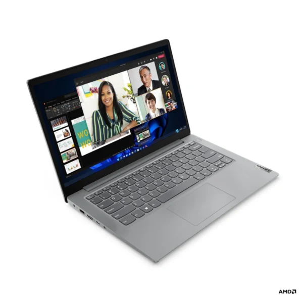 Laptop Lenovo V14 G4 AMN / 14″ FHD / AMD Ryzen 5 7520U 2.80GHz / Memoria RAM 16GB DDR5 5500MHz / 512GB SSD M.2 NVMe / USB-C, HDMI, RJ45, 3.5 MM / Windows 11 Pro 64 / Español / Color Gris - Image 2