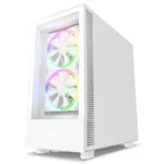 Gabinete NZXT H5 Elite / ATX / Incluye 2 Ventiladores RGB + 1 Normal / Cristal Templado / USB 3.2, 3.5 mm / Blanco - Image 2
