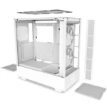 Gabinete NZXT H5 Elite / ATX / Incluye 2 Ventiladores RGB + 1 Normal / Cristal Templado / USB 3.2, 3.5 mm / Blanco - Image 3