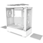 Gabinete NZXT H5 Flow / ATX / 2 Ventiladores Incluidos / Cristal Templado / USB 3.2, 3.5 mm / Frontal Perforado Para Alto Flujo De Aire / Blanco - Image 4