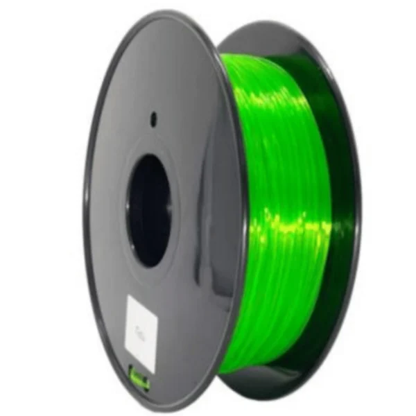 Filamento ONSUN 3D Flexible / 1.75 MM / Para Impresoras 3D / 1KG / Color Verde Transparente - Image 1