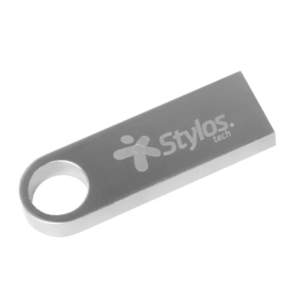 Memoria USB STYLOS STMUSB5B / 128GB / Interfaz 2.0 / Soporta 3.0 / Sin Tapa / Material Metálico - Image 2