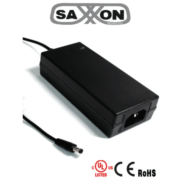 Fuente de Poder Regulada SAXXON PSU1205-D / 12VDC / 54Amp / Ideal Para Equipos CCTV, Acceso, Asistencia / Negro - Image 1