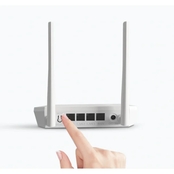Router Inalámbrico IMOU HR300 / 4 puertos Ethernet / Wi-Fi 4 / 300 Mbit/s / 2 Antenas Externas / Blanco - Image 2