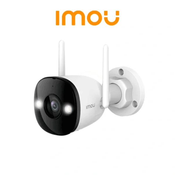 Cámara De Vigilancia IMOU Bala 2e / 5Mp / Full Color / H.265 / Lente 2.8mm, 3.6mm / Visión Nocturna 30 M / Micrófono / Detección Humana / Para Exterior IP67 / SD Hasta 512 GB / Blanco - Image 1