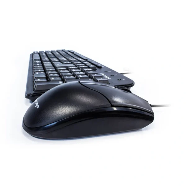 Kit De Teclado Y Mouse VORAGO KM-105 / Membrana / Alámbrico / USB / Cable 1.5m / Teclas Multimedia / 1000Dpi / 2 Botones / Español / Negro - Image 4