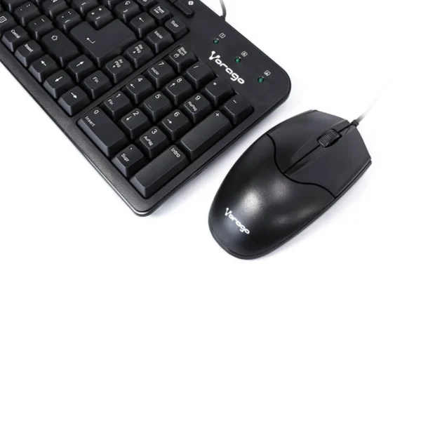 Kit De Teclado Y Mouse VORAGO KM-105 / Membrana / Alámbrico / USB / Cable 1.5m / Teclas Multimedia / 1000Dpi / 2 Botones / Español / Negro - Image 5