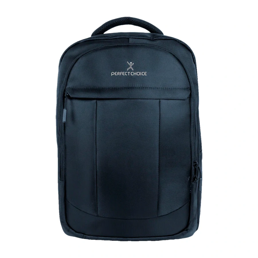 PC-083757_A02_1024x Mochila PERFECT CHOICE Auden / 15.6"-17" / Para Laptop / 100% Poliéster / Múltiples Compartimientos / Material Resistente / Color Azul - Image 1