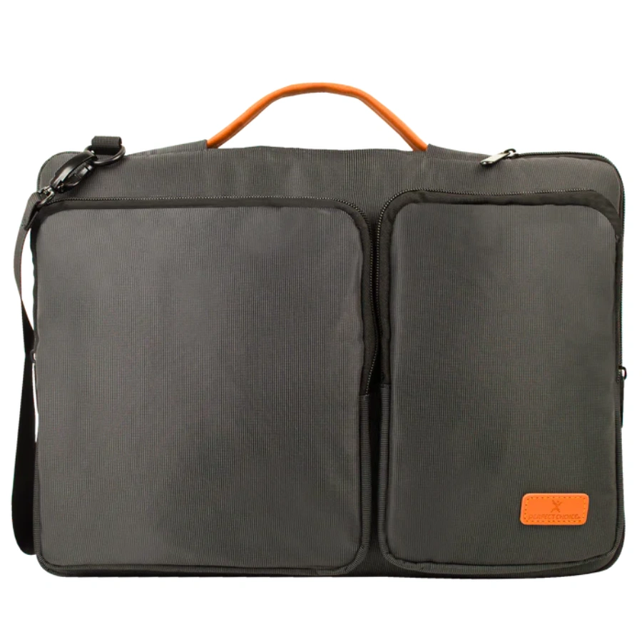 PC-084150_A01_700x Funda Para Laptop PERFECT CHOICE Ashbag / 15.6” / Poliéster / Correa Incluida, Diseño Ejecutivo, Resistente A Salpicaduras / Negro - Image 1