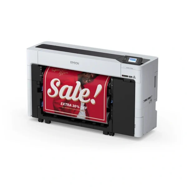 Impresora SureColor EPSON T5770DR / Cabezal de Impresión / Formato Ancho de 36” / 2400 x 1200 dpi / USB 3.0, Ethernet, Wifi / Pantalla LCD 4.3" / Blanco-Negro - Image 2