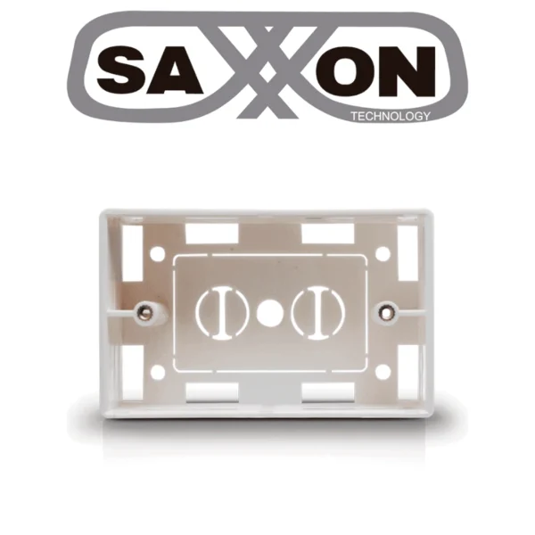 Caja Para Placa De Pared SAXXON A164B / Usos Múltiples / Color Blanco - Image 1