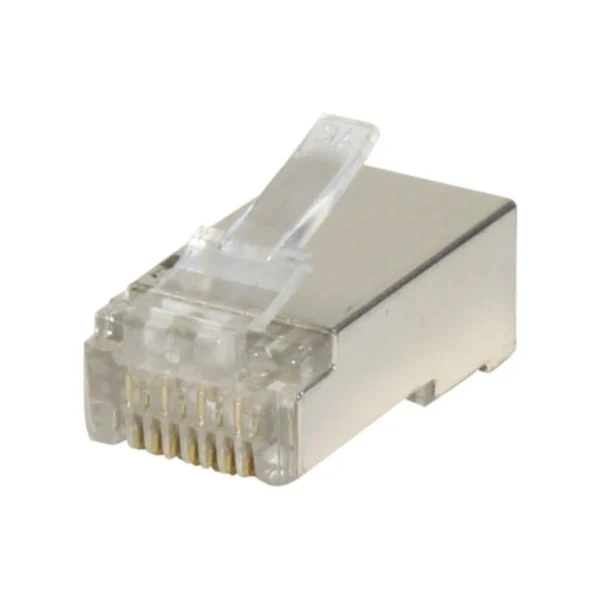 Plug RJ-45 XCASE ACCCABLE25FTP / CAT6 / FTP / Metálico / Paquete 100 Pzas - Image 1