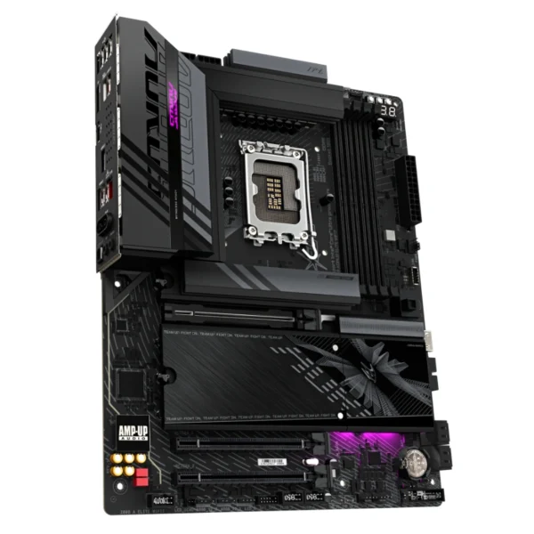 Tarjeta Madre GIGABYTE Z890 AORUS ELITE WIFI7 / ATX / Intel LGA1851 / 256 GB X4 DDR5 9200 MHz / 2 ranuras PCI Express x16 / X4 SATA / HDMI, USB, USB-C, 3.5 MM, RJ-45 / Negro - Image 2