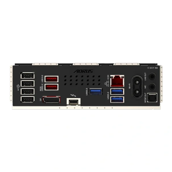 Tarjeta Madre GIGABYTE Z890 AORUS ELITE WIFI7 / ATX / Intel LGA1851 / 256 GB X4 DDR5 9200 MHz / 2 ranuras PCI Express x16 / X4 SATA / HDMI, USB, USB-C, 3.5 MM, RJ-45 / Negro - Image 4