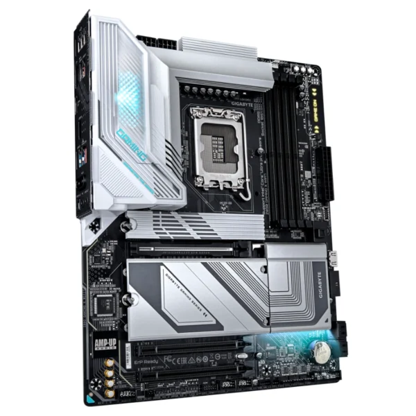 Tarjeta Madre GIGABYTE Z890 GAMING X WIFI7 / ATX / Intel LGA1851 / 256 GB X4 DDR5 9200 MHz / 2 ranuras PCI Express x16 / X4 SATA / HDMI, DP, USB, USB-C, 3.5 MM, RJ-45 / Negro - Image 2