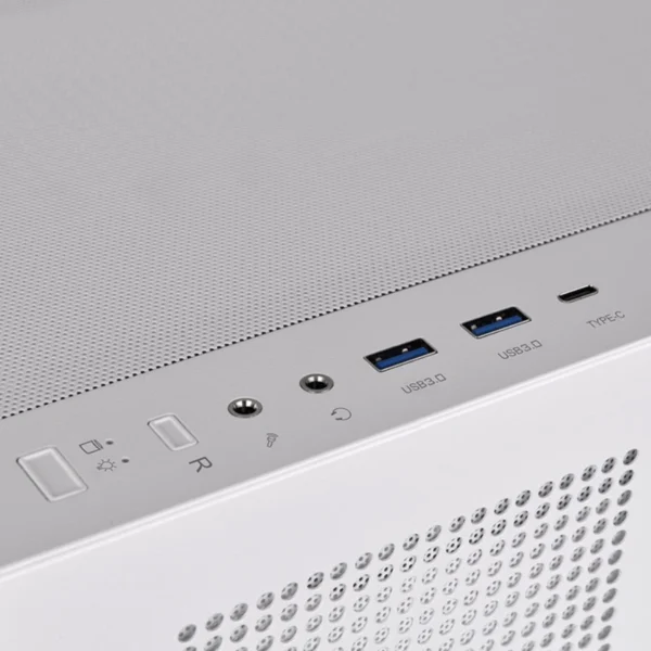 Gabinete THERMALTAKE View 270 TG ARGB / ATX / 3 Ventiladores Incluidos / Cristal Templado / X2 USB 3.0, USB-C, 3.5 mm / Blanco - Image 6