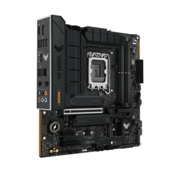 Tarjeta Madre ASUS TUF GAMING B760M-PLUS WIFI II / Micro-ATX / Intel LGA1700 / X4 DIMM Máx. 192 GB DDR5 7800 MHz / 1 Ranura PCIe 5.0 x 16 / HDMI, USB 2.0, 3.5 MM, RJ-45, DP - Image 3