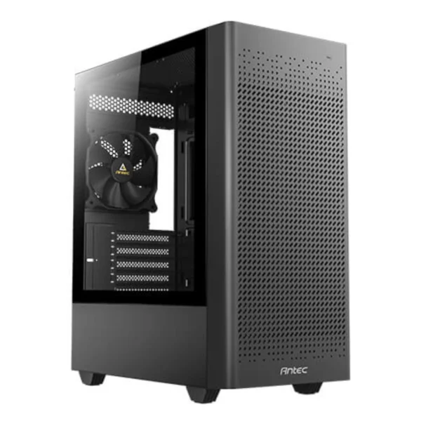 Gabinete ANTEC NX500M ARGB / Mini Torre / Micro-ATX, Mini-ITX / Vidrio Templado / 3 Ventiladores Incluidos ARGB / USB 3.0, Tipo C, 3.5mm / Negro - Image 1