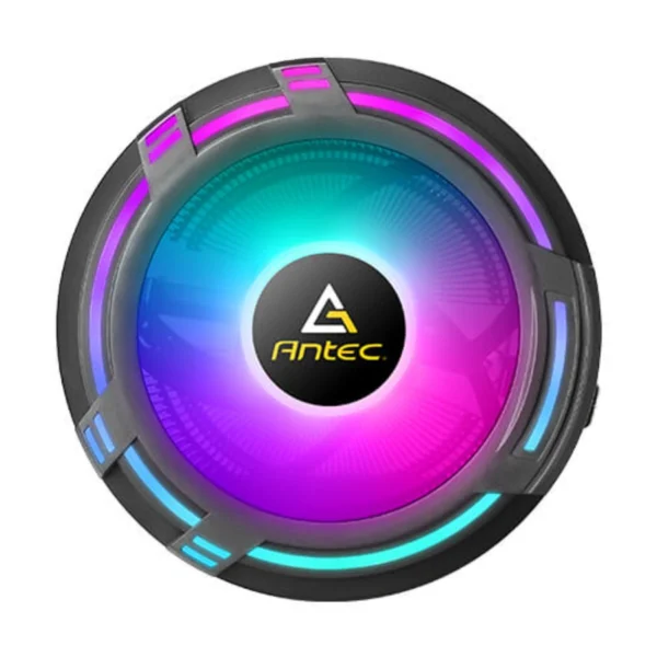 Disipador ANTEC T120 RGB / X1 Ventilador 120mm / 1500 RPM / 60 CFM / 26 dBA / 3 Pines 12V CC / TDP 65W / Negro - Image 2