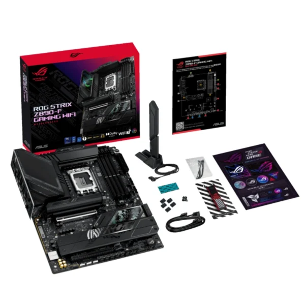 Tarjeta Madre ASUS ROG STRIX Z890-F WIFI / ATX / Intel LGA1851 / 192 GB X4 DDR5 8600 MHz, XMP / SATA / HDMI, DP, USB, USB-C, 3.5 MM, RJ-45 / Wifi 7 / Negro - Image 10
