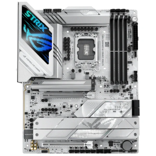 Tarjeta Madre ASUS ROG STRIX Z890-A GAMING WIFI / ATX / Intel LGA1851 / 192 GB X4 DDR5, XMP / SATA / HDMI, DP, USB, USB-C, 3.5 MM, RJ-45 / Blanco - Image 1