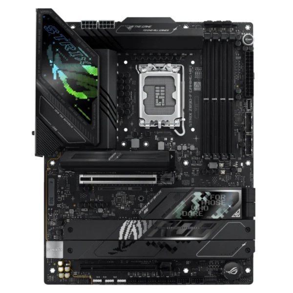 Tarjeta Madre ASUS ROG STRIX Z890-F WIFI / ATX / Intel LGA1851 / 192 GB X4 DDR5 8600 MHz, XMP / SATA / HDMI, DP, USB, USB-C, 3.5 MM, RJ-45 / Wifi 7 / Negro - Image 1