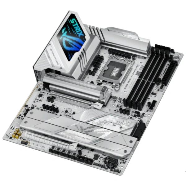 Tarjeta Madre ASUS ROG STRIX Z890-A GAMING WIFI / ATX / Intel LGA1851 / 192 GB X4 DDR5, XMP / SATA / HDMI, DP, USB, USB-C, 3.5 MM, RJ-45 / Blanco - Image 2