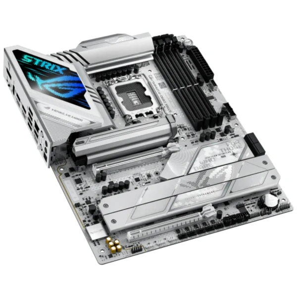 Tarjeta Madre ASUS ROG STRIX Z890-A GAMING WIFI / ATX / Intel LGA1851 / 192 GB X4 DDR5, XMP / SATA / HDMI, DP, USB, USB-C, 3.5 MM, RJ-45 / Blanco - Image 3