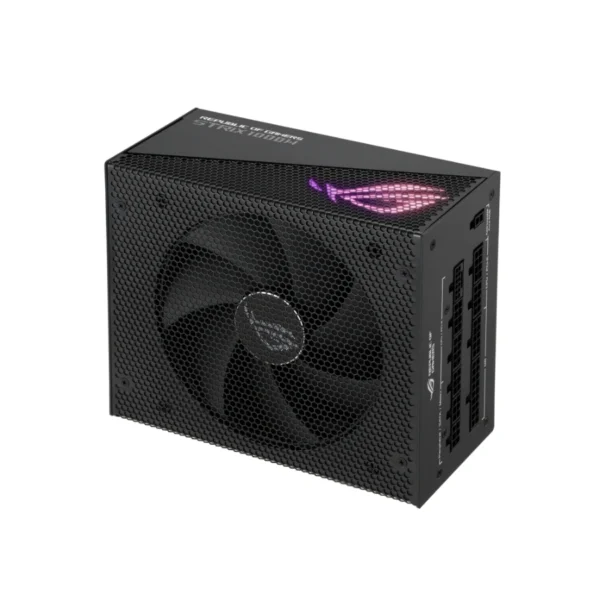 Fuente de Poder ASUS ROG STRIX Gold Aura Edition / 80 PLUS Gold / CPU 4+4 Pines, X5 SATA, X4 PCI-E 16 pines / 180mm / Aura Sync / Negro - Image 1