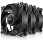 Kit 3 Ventiladores ANTEC TORMENTA T3 / 3 Ventiladores 120mm / 600-2200 RPM / 80.47 CFM / 36.99 dbA / PWM De 4 Pines / Negro