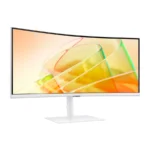 Monitor Samsung Profesional Curvo LS34C650 / 34" / 3440 x 1440 UWQHD / 100Hz / Panel VA / 5MS / Con Altavoces / AMD Freesync / HDR10 / HDMI, Display Port / Blanco - Image 3
